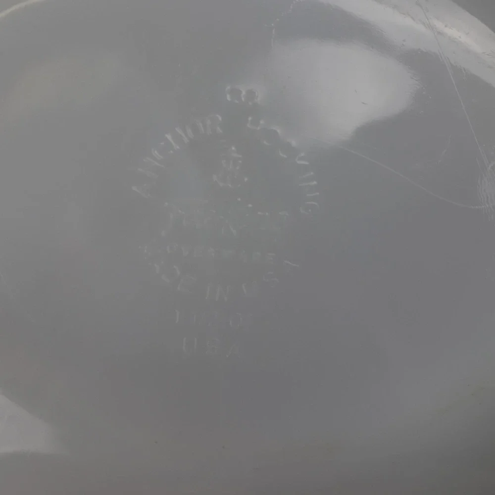Vintage Fire-King White Oval Casserole Dish 433 1.5 Qt Glass Ovenware USA 11x9